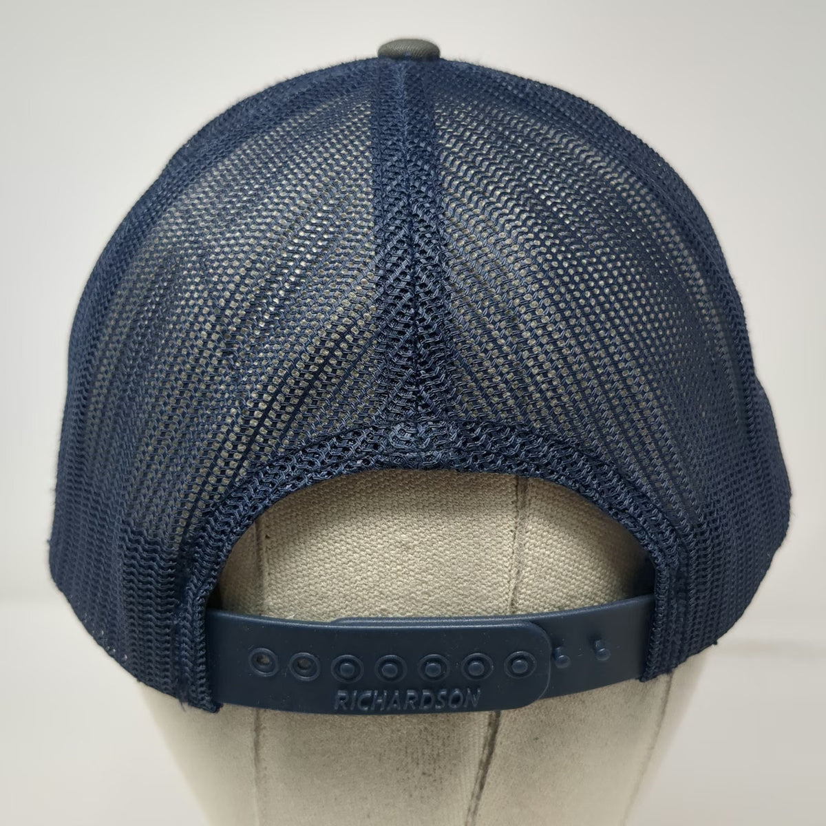 Richardson Trucker Hat Gray Blue One Size Ursa Minor Brewing Mesh Snapback