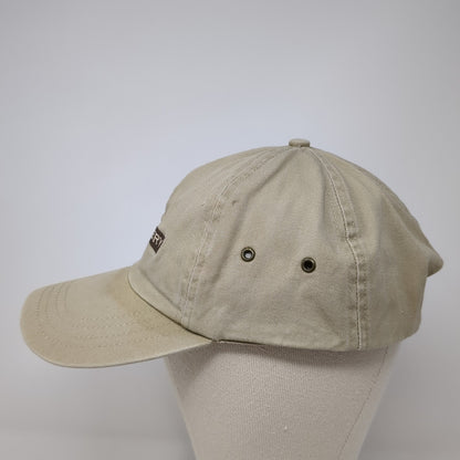 J Crist Gallery Slideback Hat Beige One Size Adjustable Port & Company