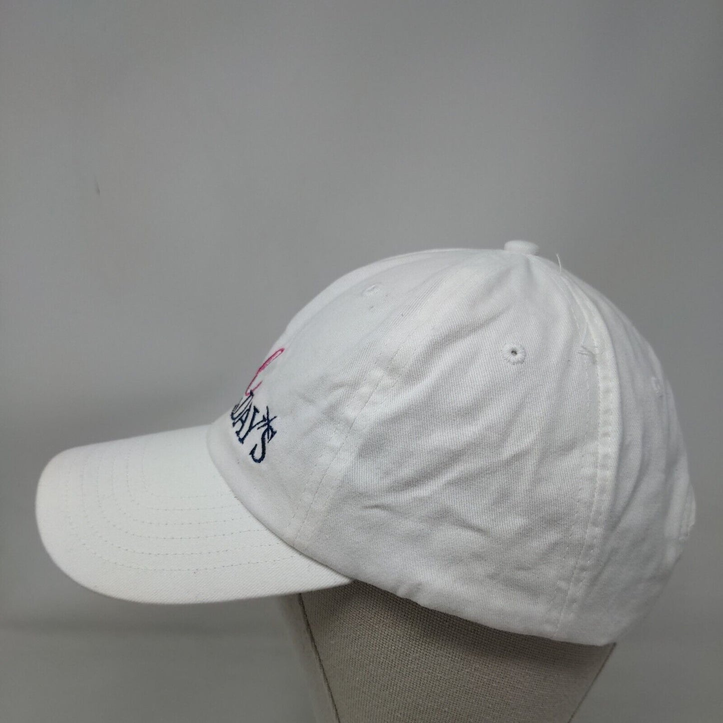 Engaged With Days Slideback Hat White One Size Embroidered Big X