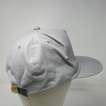 Yupoong 5 Panel Gray One Size Case Power Equipment Tractor Rope Agriculture Hat
