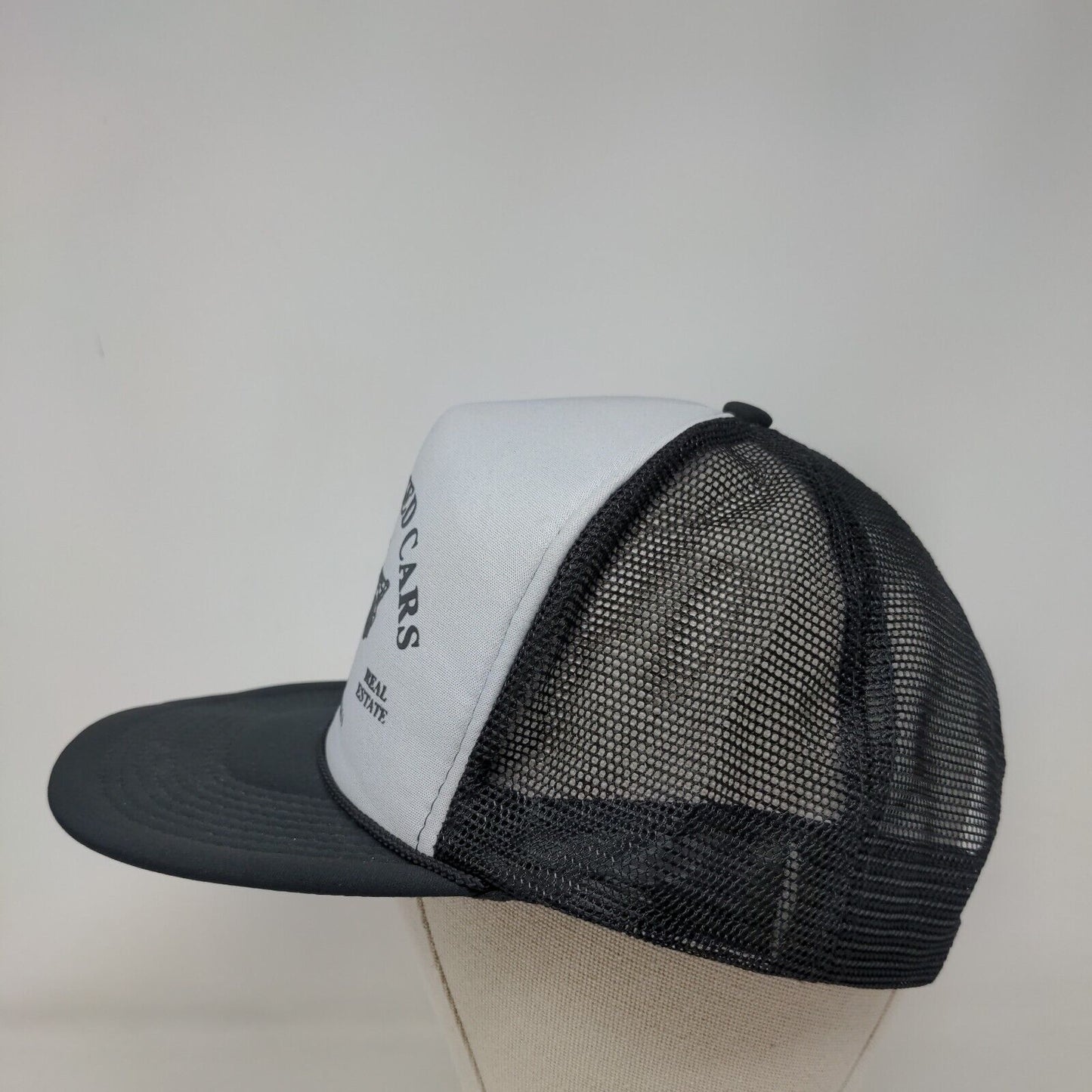 Shaw's Used Cars Snapback Mesh Back Trucker Hat Black OSFA Colorblock