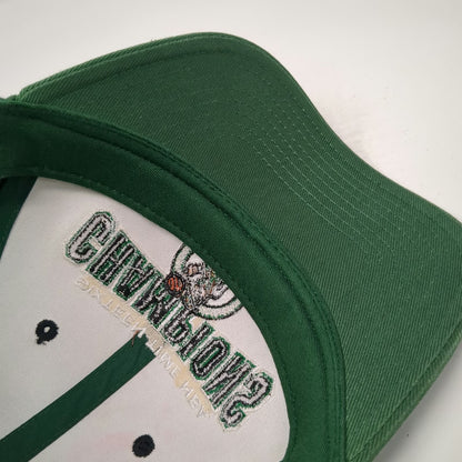NBA Boston Celtics Green One Size Cap 16-Time Champions Back Years Embroidery