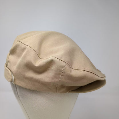 Landmark Sportswear Texace La Quinta Beige Newsboy Cap Hat Tree OSFM Vintage