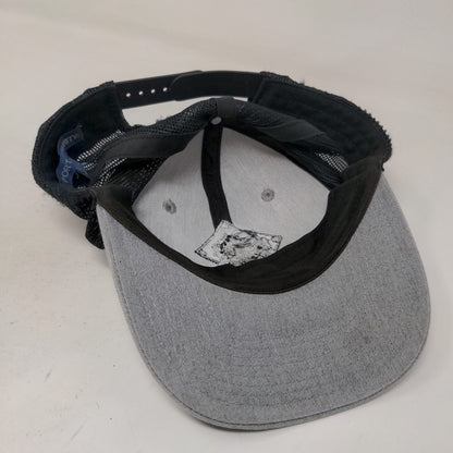 Port Authority Men's Snapback Mesh Back Hat Gray St Augustine Sharks Embroidered