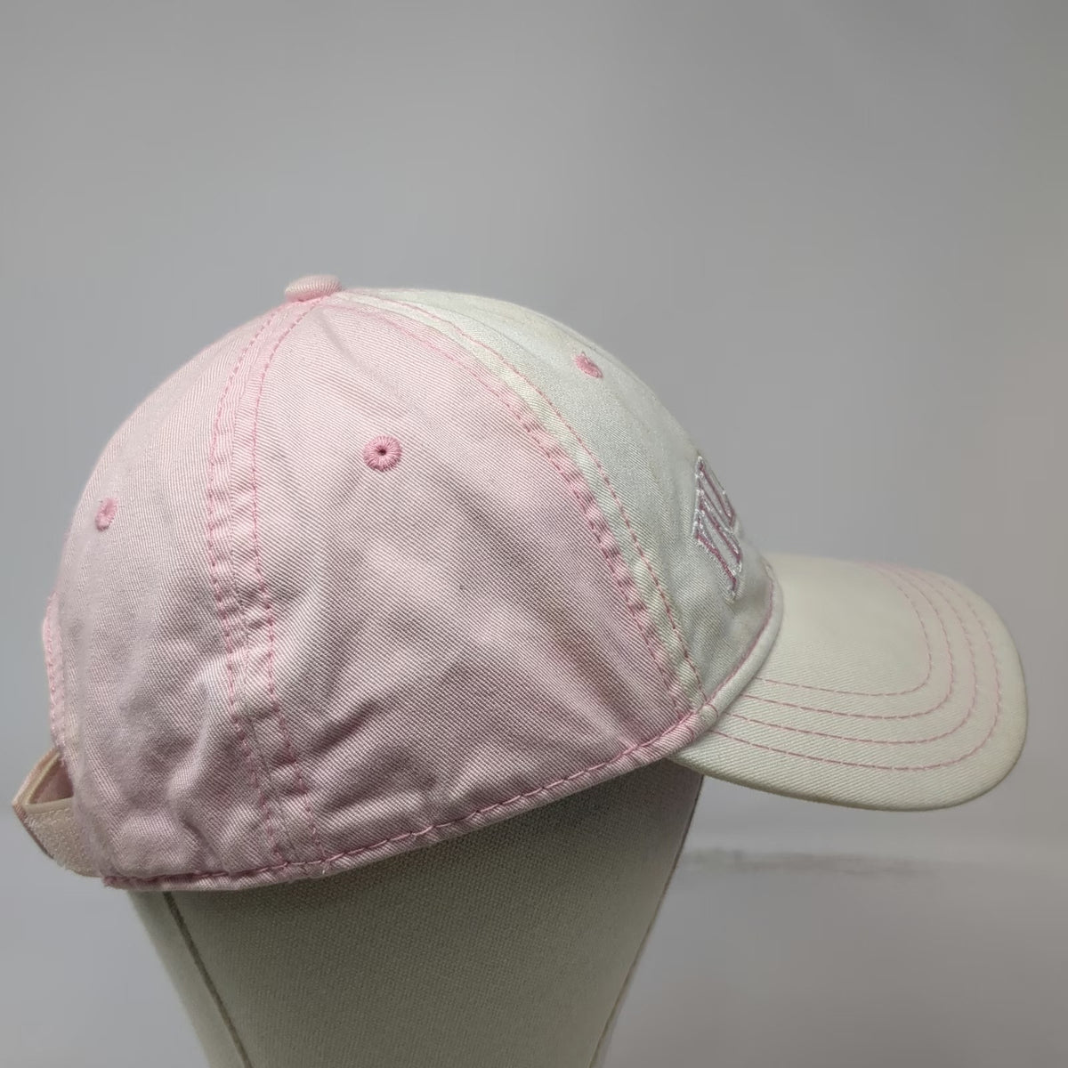 Triangle Sport Headwear Baseball Cap White OSFM Pink Yellowstone Contrast Hat