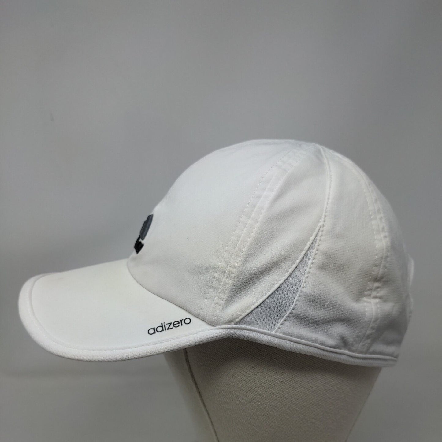 Adidas Adizero Strapback Hat White One Size Embroidered Breathable Climacool