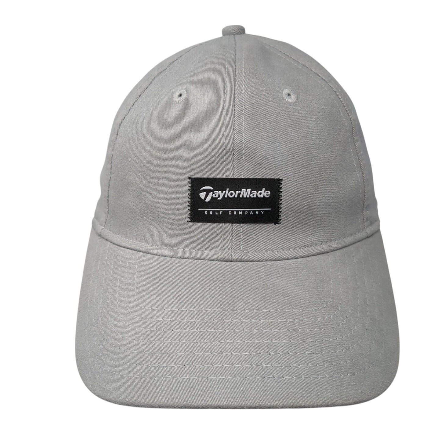 TaylorMade Golf Company Fitted Hat Gray L/XL Solid Stretch 6 Panel