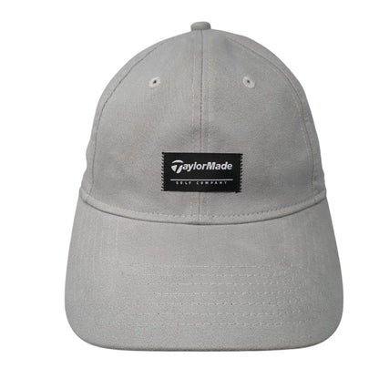 TaylorMade Golf Company Fitted Hat Gray L/XL Solid Stretch 6 Panel