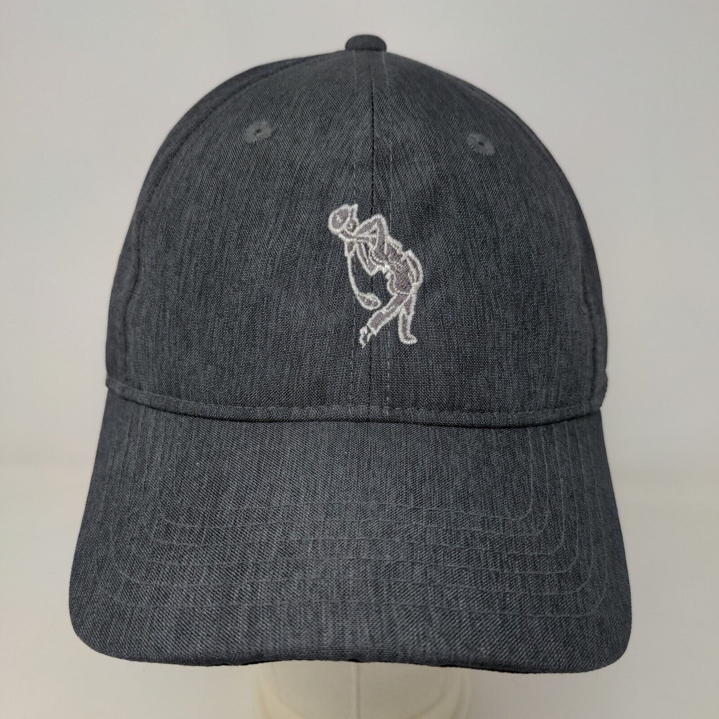 Taylormade Men's Strapback Hat Gray Adjustable Embroidered Golf Logo