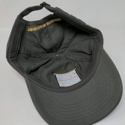 National Museum United States Army Slideback Hat Gray One Size Embroidered