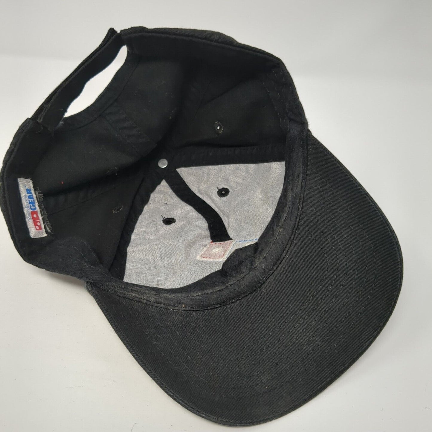 Domino's Gear Strapback Hat Black One Size Adjustable Crew Uniform