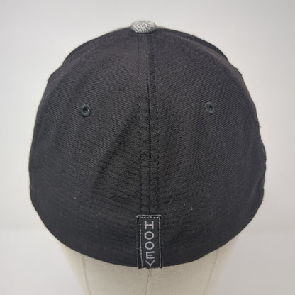 Get Your Hooey Fitted Hat Gray Medium Embroidered Logo Flexfit Colorblock