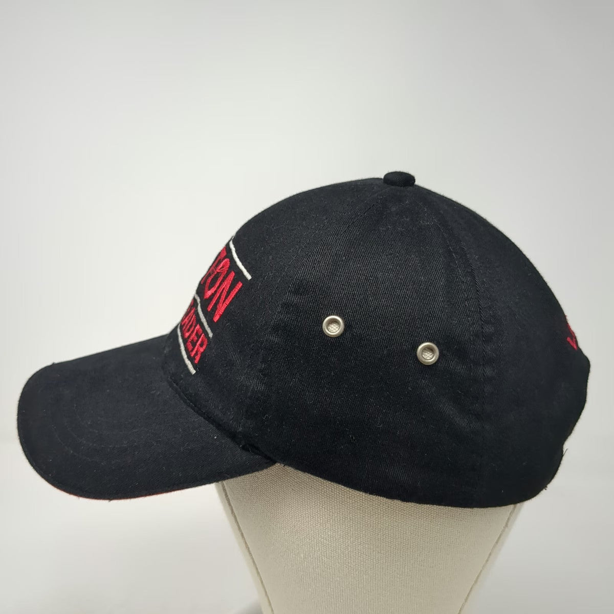 HeadShot Baseball Cap Black One Size Slideback Easton Cheerleader Red White Hat
