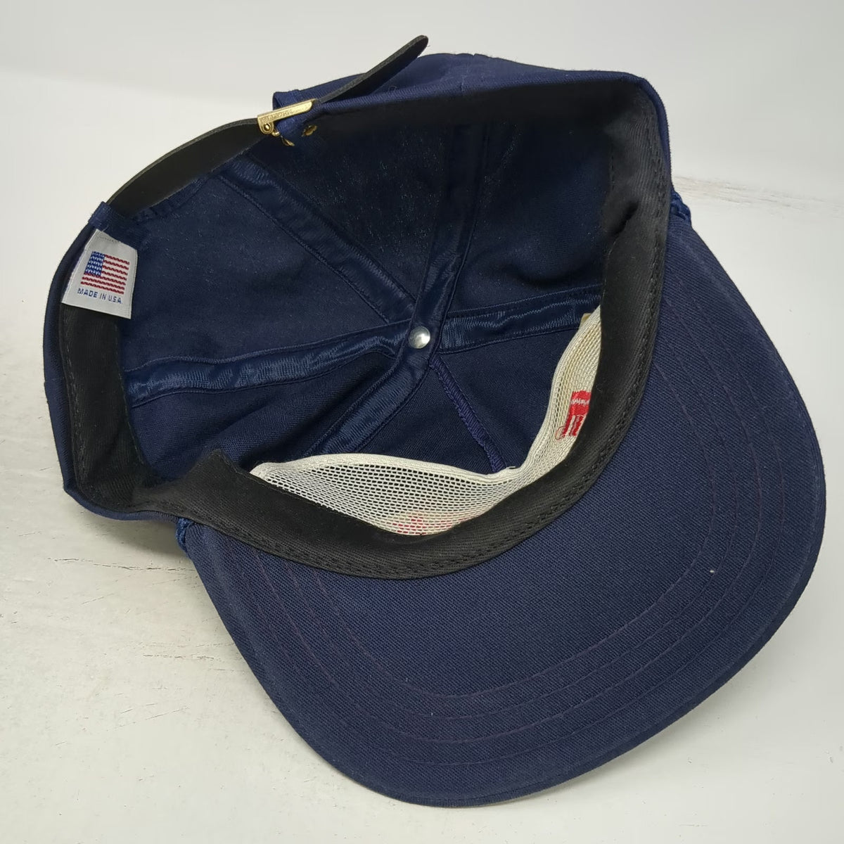 Jan-Bar Blue One Size Trucker Hat Chevrolet Geo Rope Vintage USA Strapback