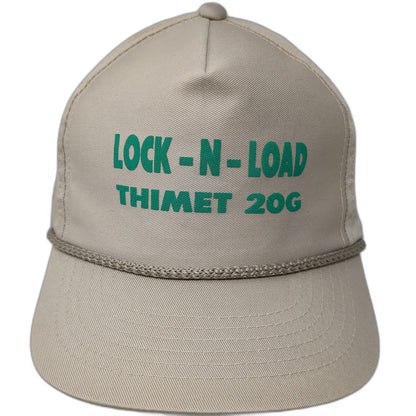 WestPro 5 Panel Beige One Size Snapback Hat Lock-N-Load Thimet 20G Rope Brim
