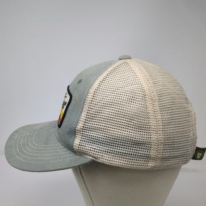 Howler Bros Baseball Cap Green Beige One Size Mesh Strapback Patch Graphic Hat
