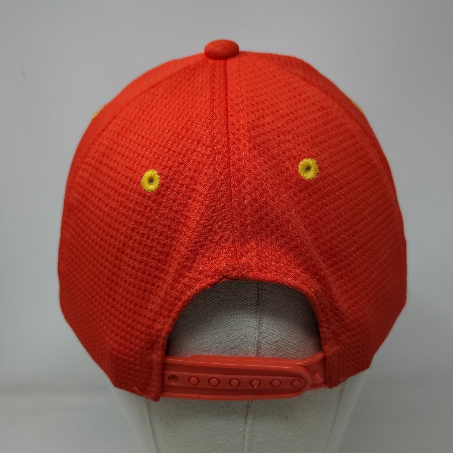 McDonald's Snapback Hat Red One Size Adjustable Employee Crew Cap Blank