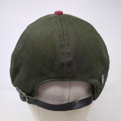 Second Skin Ellicottville Ski New York Cotton Cap Green Red OS Hat Union Made