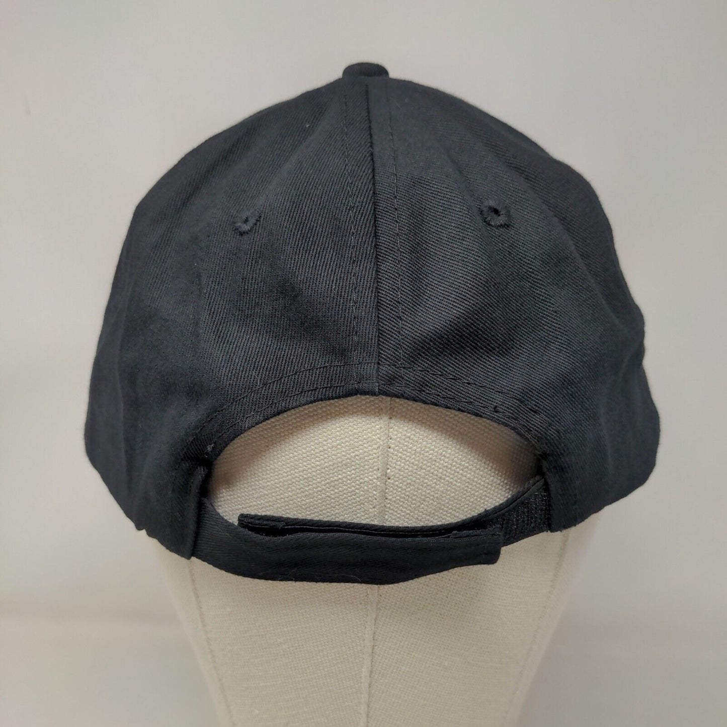 Indianapolis Indians Mens Strapback Hat Black Adjustable Embroidered Logo Cotton