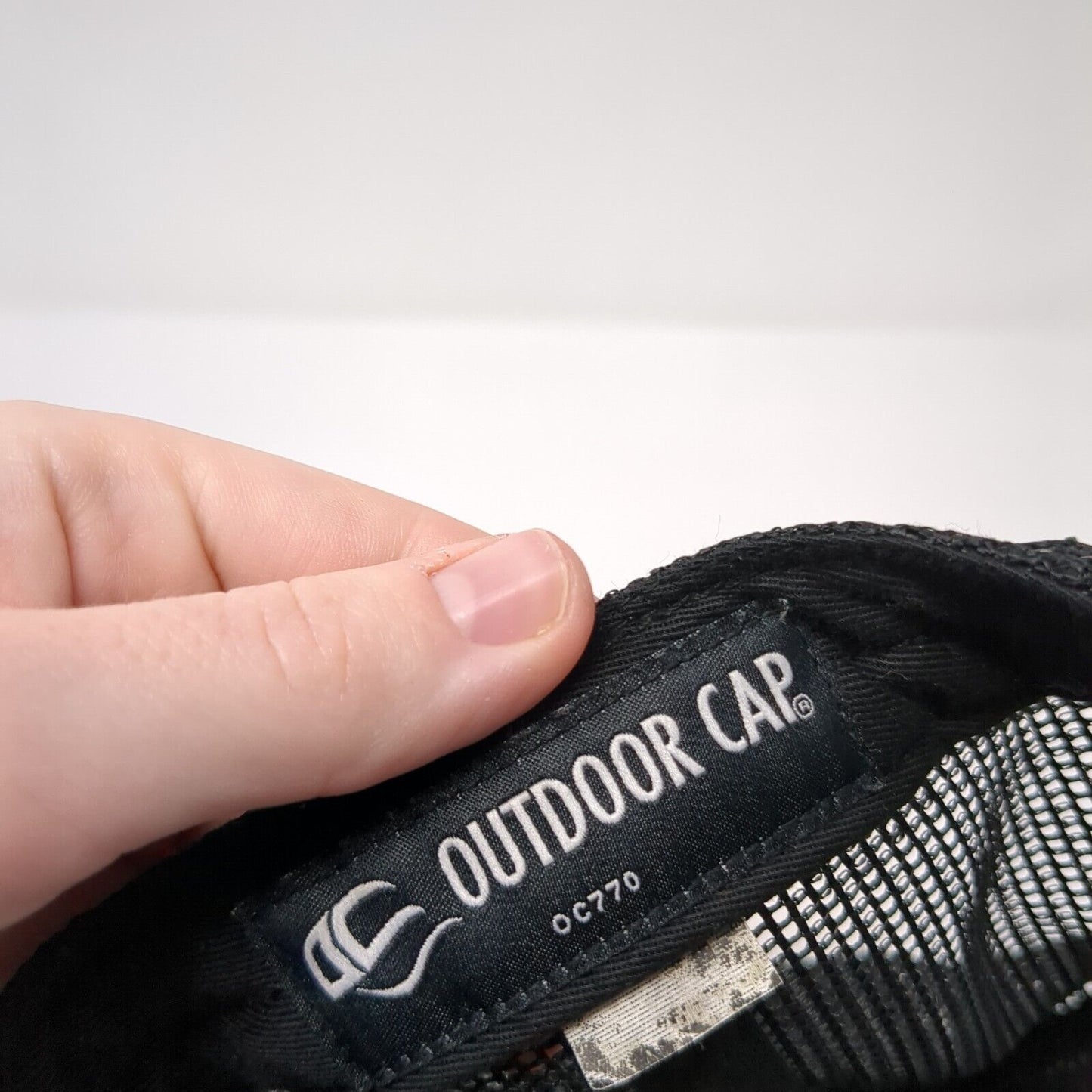 FP Patch Snapback Mesh Back Trucker Hat Gray One Size Outdoor Cap