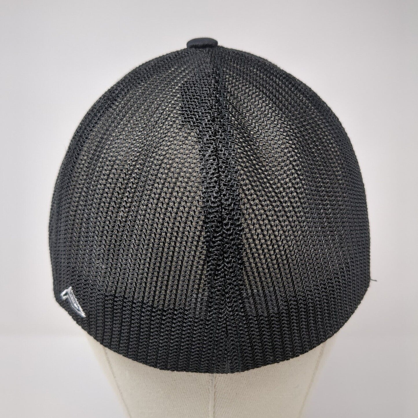 T-Zers Shirt Shop Fitted Mesh Back Trucker Hat Black 7 3/8-8 Solid