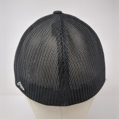 T-Zers Shirt Shop Fitted Mesh Back Trucker Hat Black 7 3/8-8 Solid