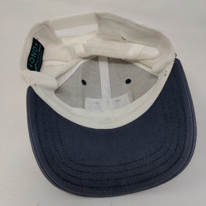 ONO Surf Co. Snapback Mesh Back Trucker Hat Blue One Size Colorblock