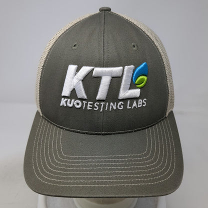 Outdoor Cap Trucker Hat Brown One Size KTL KuoTesting Labs Mesh Snapback
