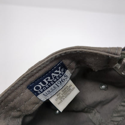 Maven Strapback Hat Gray One Size Adjustable Embroidered 6 Panel Ouray