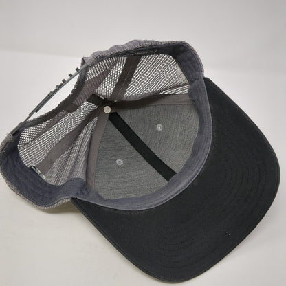 Richardson Snapback Trucker Hat Gray One Size Mesh Back Logo Patch