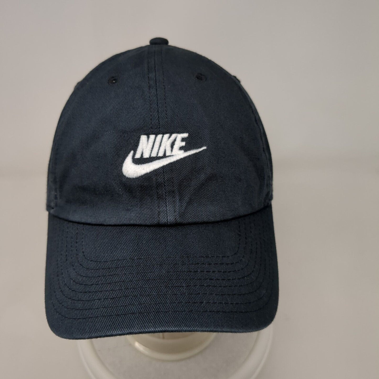 Nike Slideback Hat Blue OSFA Adjustable Embroidered Swoosh Logo Heritage86