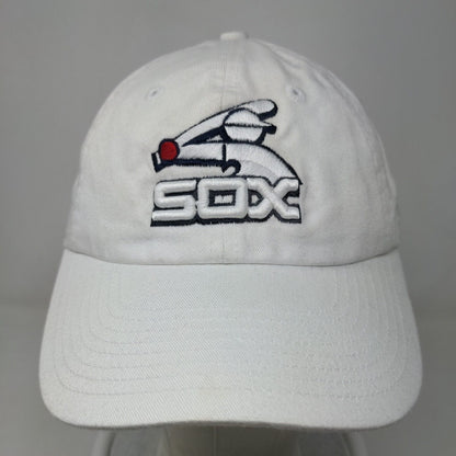 New Era Wome's Slideback Hat White Adjustable Chicago White Sox Logo Embroidered