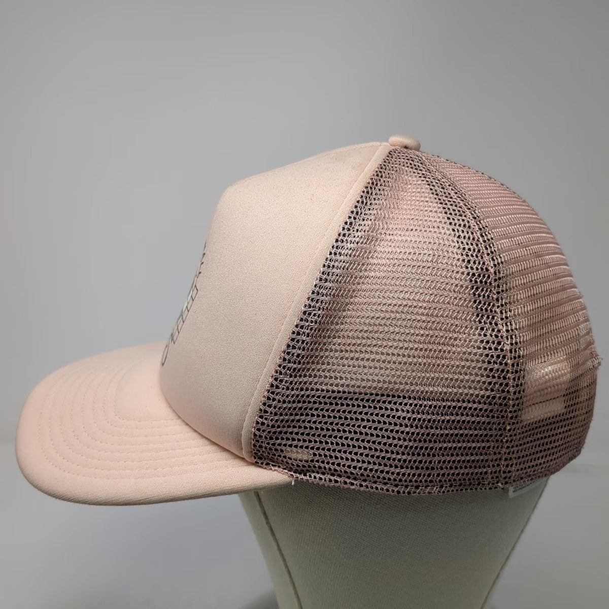 Vans Trucker Hat Pink One Size Off The Wall Palm Tree Graphic Mesh Snapback Logo