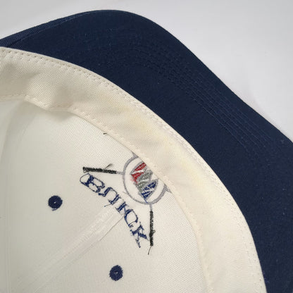 K-Products Snapback White Blue One Size Buick Golf Crossed Clubs Made in USA Hat