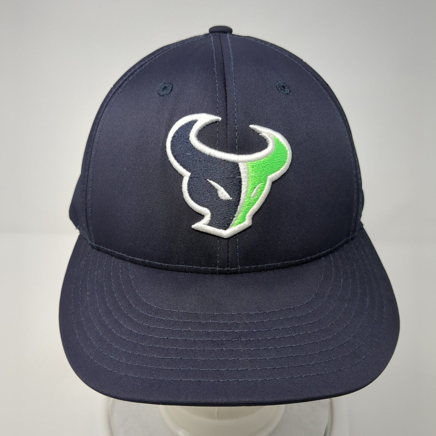 Richardson PTS30 Lite Fitted Hat Blue L-XL Embroidered Logo Perforated