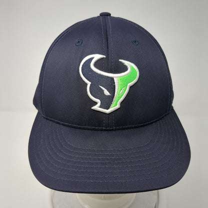 Richardson PTS30 Lite Fitted Hat Blue L-XL Embroidered Logo Perforated