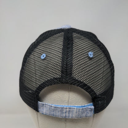 50th Anniversary Of NP Practice Strapback Trucker Hat Blue One Size Mesh Back