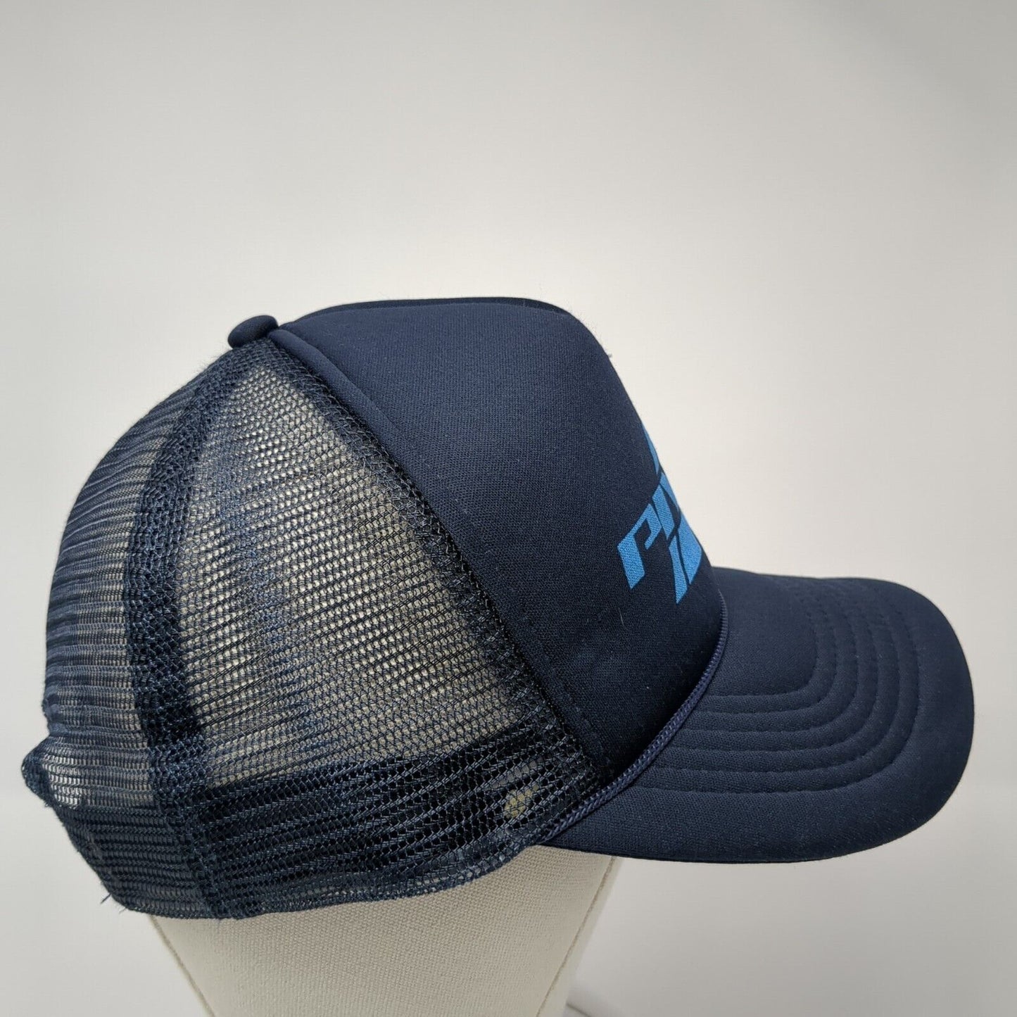 Pivot Cycles Snapback Rope Trucker Hat Blue One Size Mesh Back HG