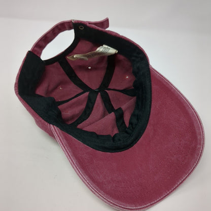 Unbranded Slideback Hat Red One Size Adjustable 6 Panel Blank Outdoor