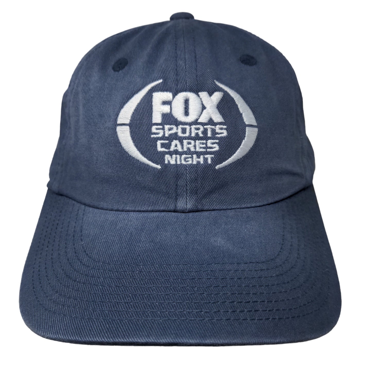 Port Authority Men's Strapback Hat Blue Fox Sports Cares Night Embroidered Logo