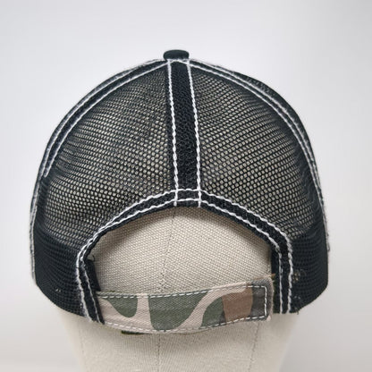 BV3 Casey Donahew Band Baseball Cap White OSFM Texas Flag Camo Distressed Hat