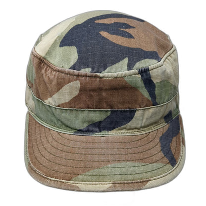 Green Brown Black Army Cap One Size Woodland Camo Patrol Tactical Hat