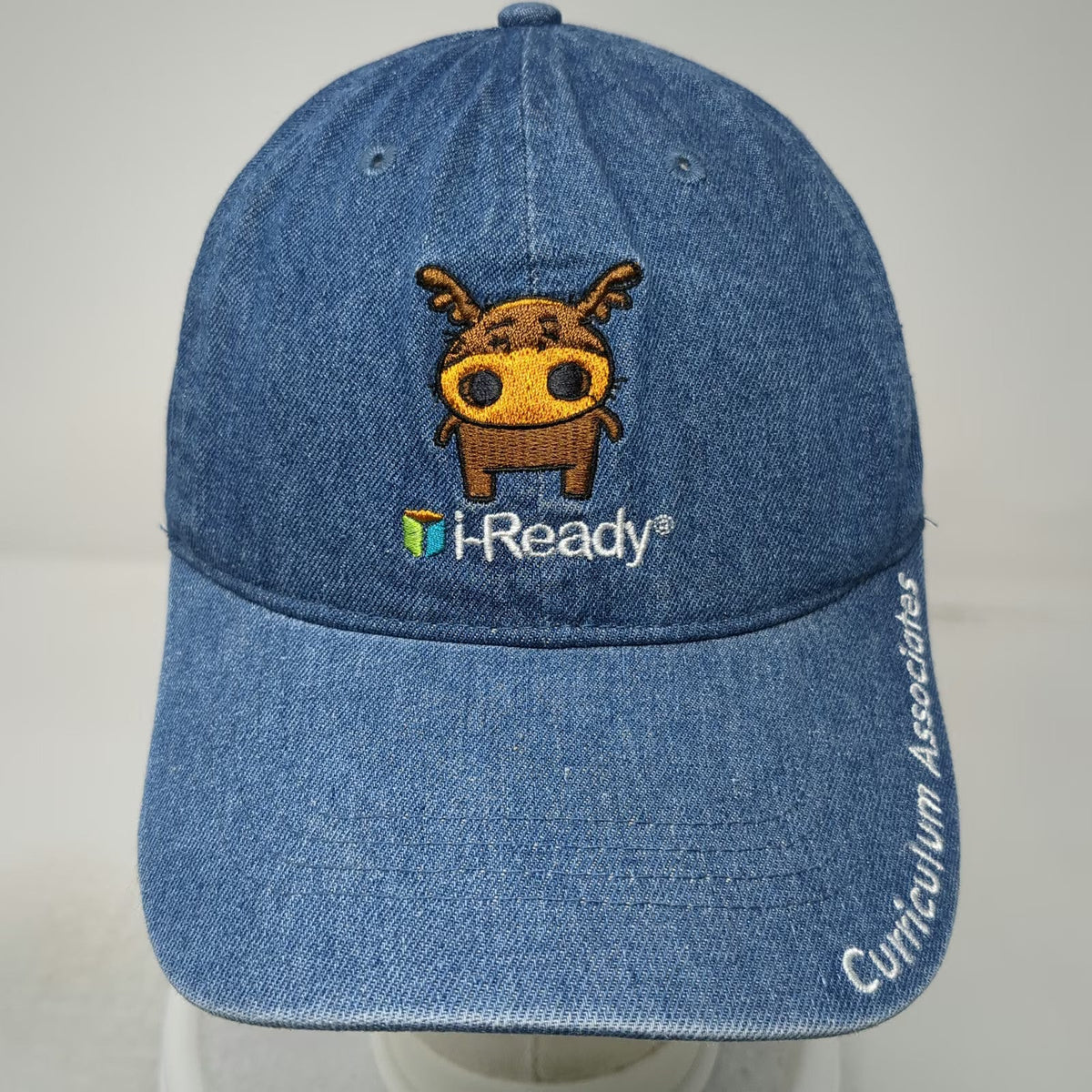 Baseball Cap Blue One Size i-Ready Curriculum Associates Denim Strapback Hat