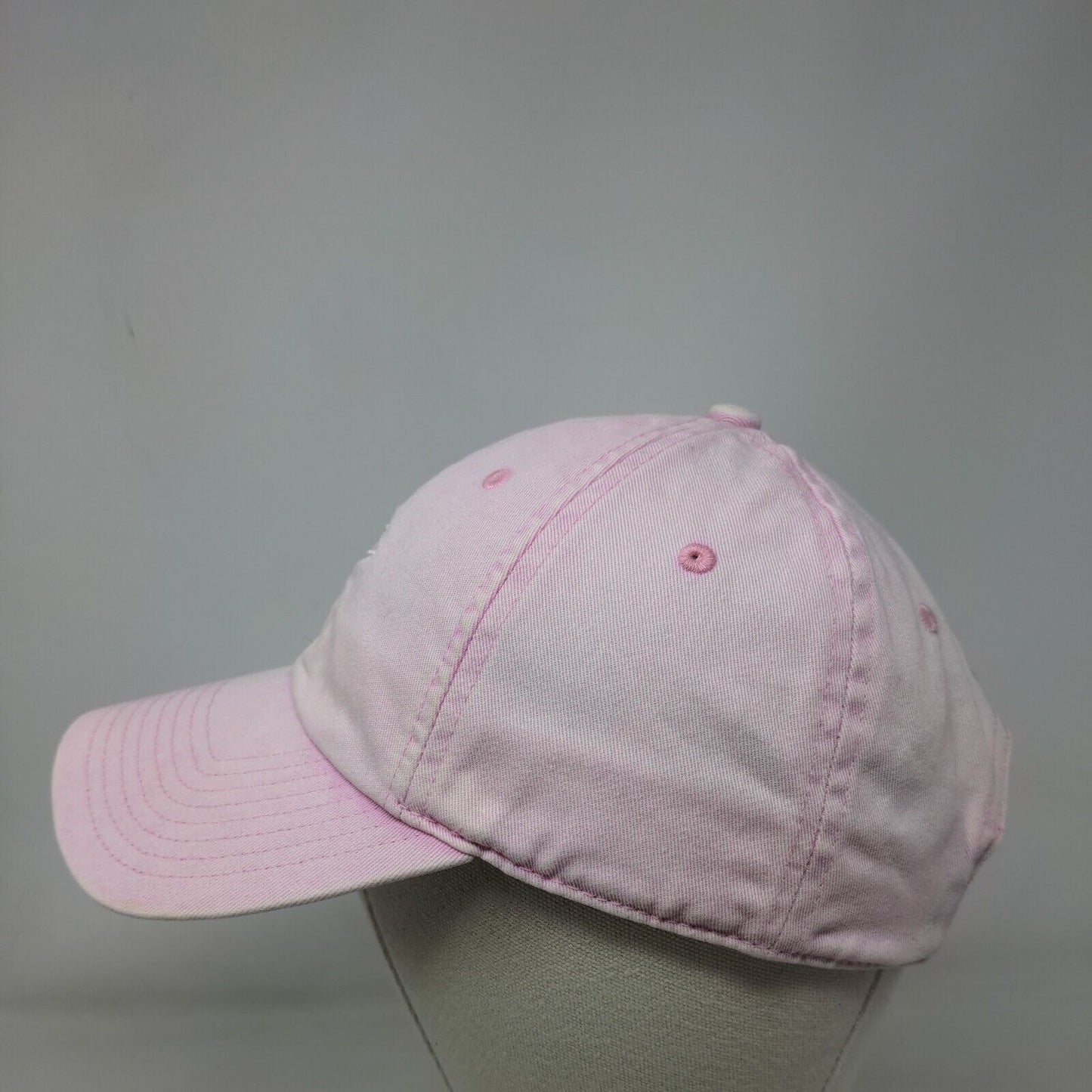 Nike Slideback Hat Pink One Size Adjustable Embroidered Swoosh Logo 6 Panel