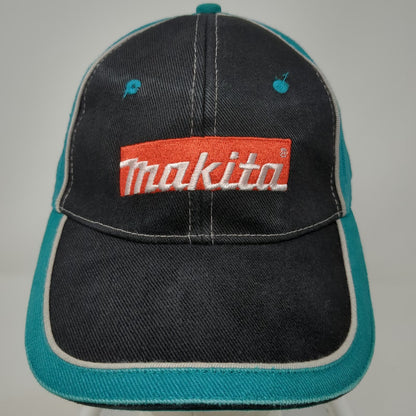 Makita Baseball Cap Black Blue One Size Contrast Stitching Cotton Tool Wear Hat