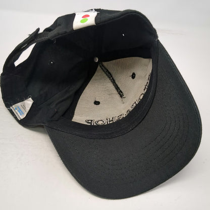 Image Solutions 5 Panel Black One Size Strapback Tonal Stop & Shop Grocery Hat