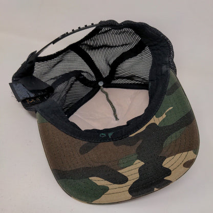 Hurley Snapback Mesh Back Trucker Hat Camouflage One Size Adjustable