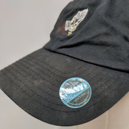 Praying Hands Rosary Slideback Hat Black One Size Embroidered KB ETHOS