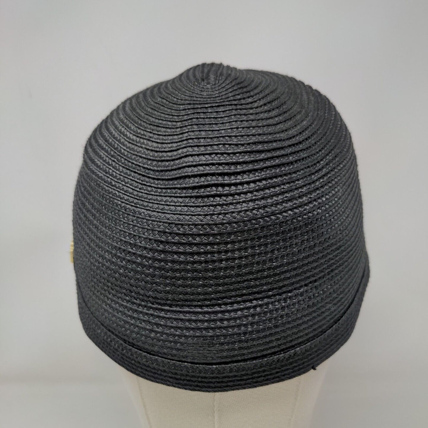 Montique Sun Hat Straw Hat Black Large Soft Brim Outdoor Wide Brim