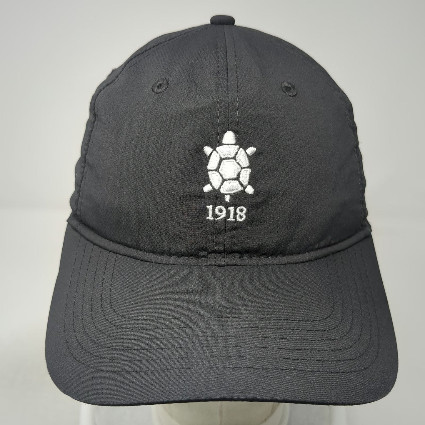 Ahead Baseball Cap Gray One Size Performance Turtle 1918 Golf Strapback Hat